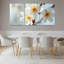Fleurs de cerisier sur toile tendue sur toile, ensemble de 3 reproductions d'art sur toile-177333298