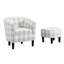 Fauteuil demi-tonneau avec repose-pieds Anges-637588484