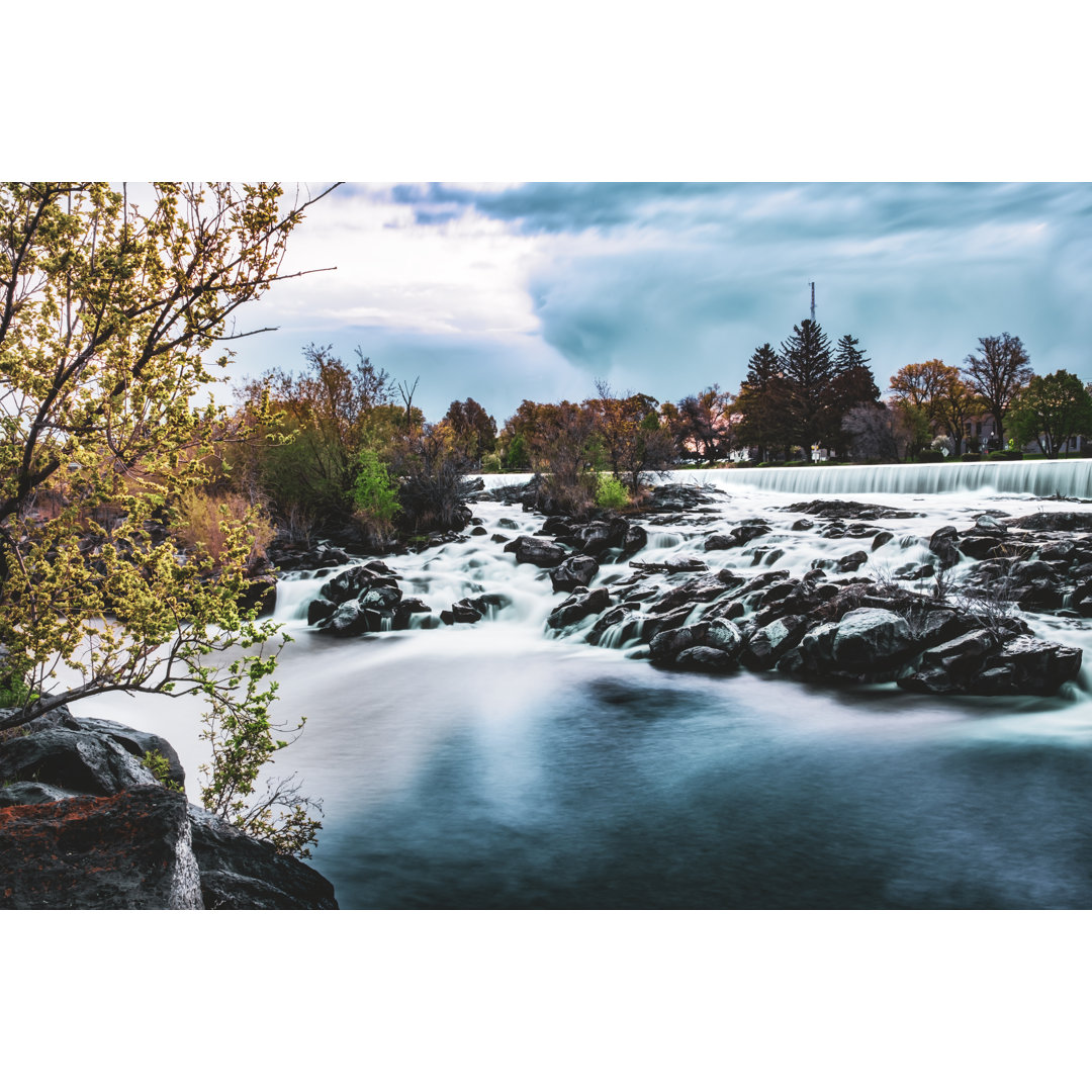 Snake River At Idaho Falls von Lucentius - Leinwanddrucke auf Leinwand