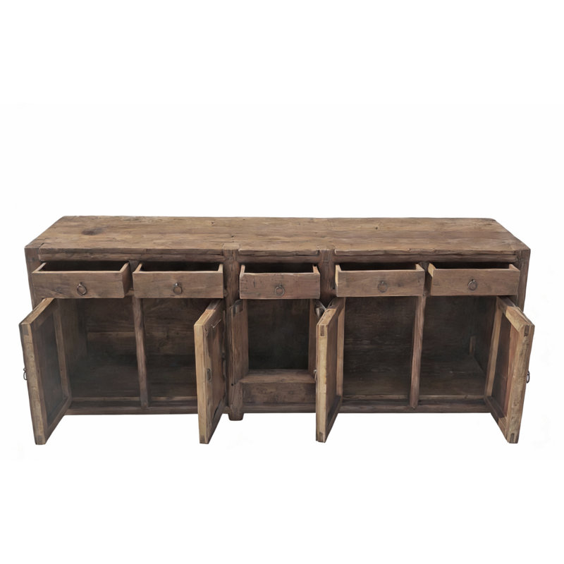 Rustic 17th Century Elm Sideboard