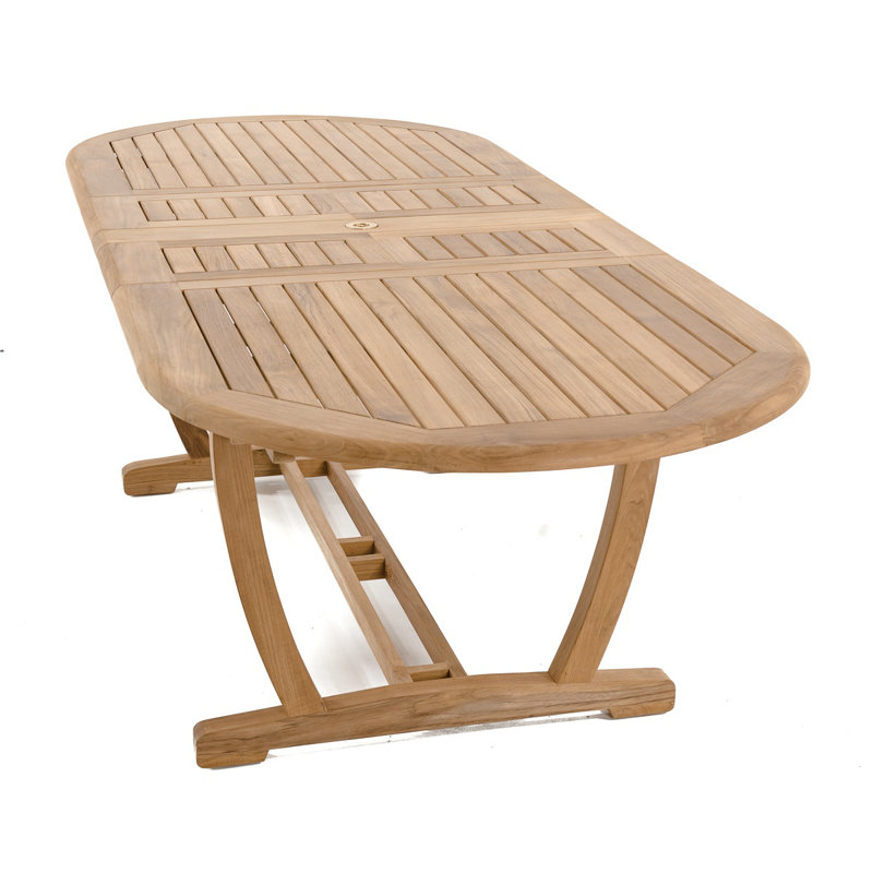 Outdoor Oval Teak Dining Table