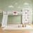 Metal Loft Bunk Bed With Basketball Hoop, Pull-Up Rings, Climbing Wall, And Bookshelves For Fun And Learning-1380988339-1387956182