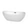 Rebecca 65'' x 32'' Freestanding Soaking Acrylic Bathtub