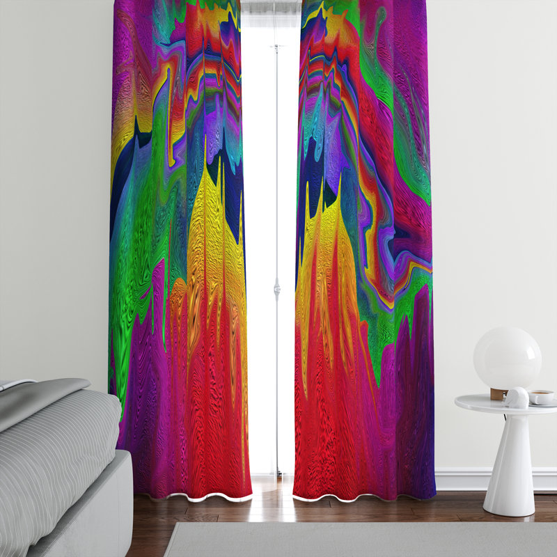 Semi Sheer Curtain Pair, 20" W x 82" L