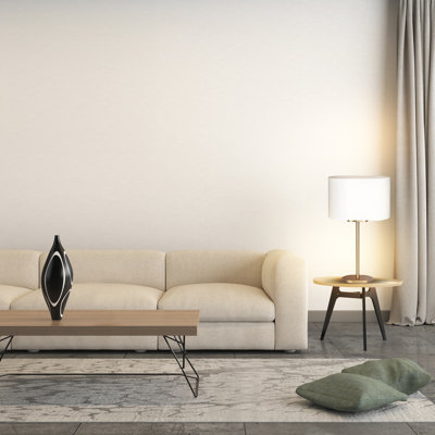 Acima 1 Light Table Lamp Matte Black Finish and Metal Shade