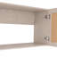 Ensemble de meubles de cuisine Ashura 2 pièces en bois manufacturé, 100 cm de largeur, avec meuble sous-évier et meuble haut – Gris pâle-72607657