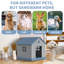niche pour chien à pignon bleu-537359122