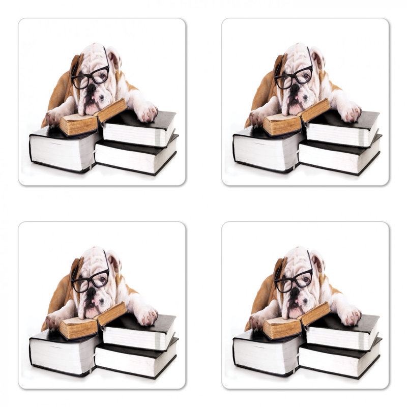 Sous-verre english bouledogue
