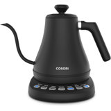 Electric Gooseneck Kettle with 5 Temperature Control Presets, Pour Over Kettle for Coffee & Tea