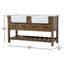 Ensemble de meuble-lavabo double 60 po Pelaghia-57367820