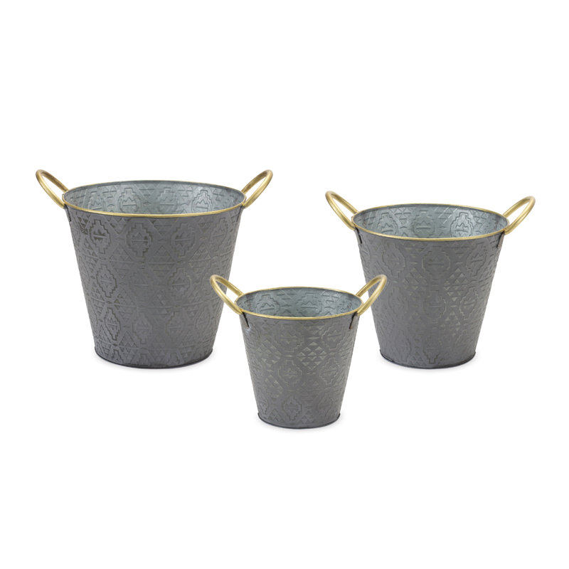 Metal Pot Planter