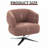 Swivel Chair Upholstered Accent Chair-1447736553