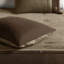 Édredon grand 7 pièces en faux suède brun - décor de chalet, oreillers décoratifs et suède-120945036-120945035