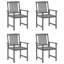 Chaise de patio en acacia avec coussin-1381994821-1381994818