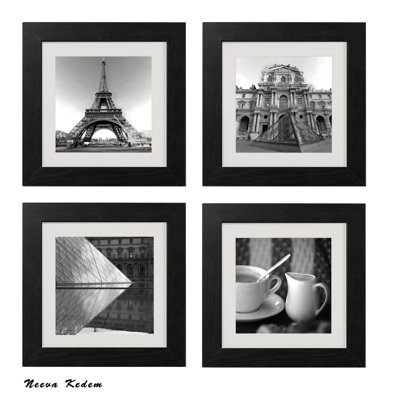 «Paris Magic» par Neeva Kedem - Ensemble de 4 reproductions de photos sur papier