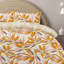Microfiber Floral Duvet Cover Set with Pillowcases-1892580890