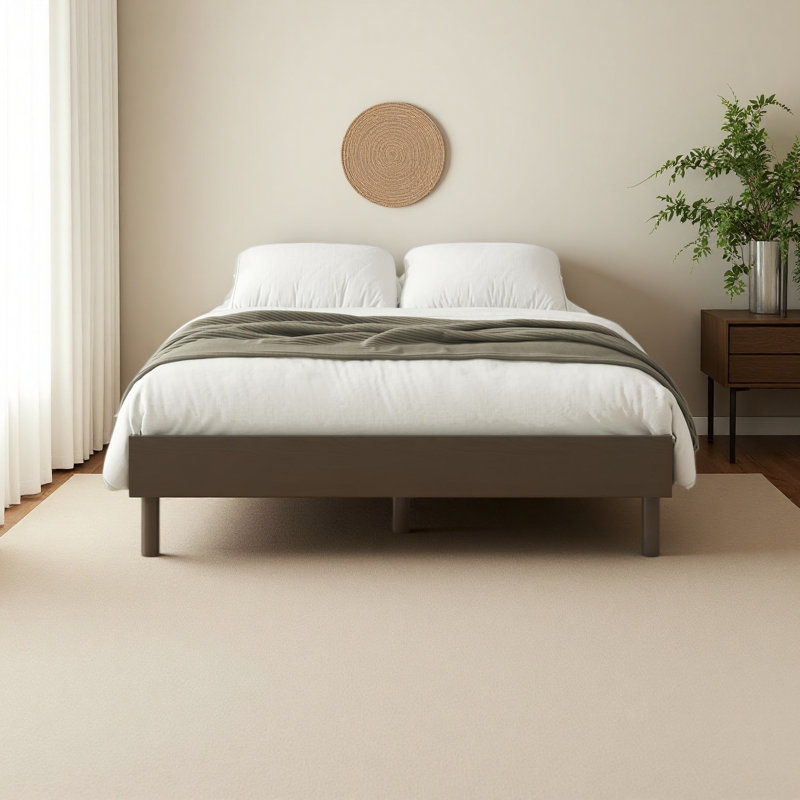Tool-Less Wood Platform Bed