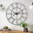 Garney Metal Wall Clock with black hands-569890745-569890746