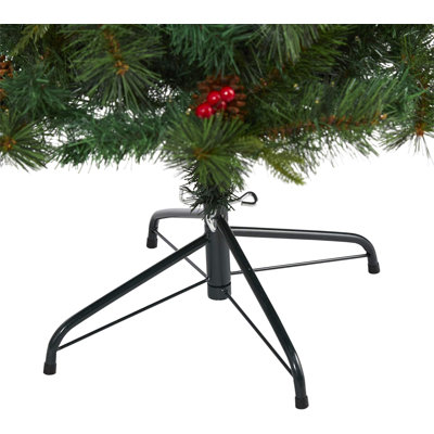  6ft Mixed Pine Artificial Christmas Tree with Lights