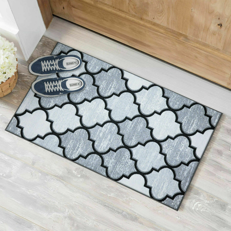 Lamphere Geometric Indoor / Outdoor Area Rug, Runner 80 x 300cm
