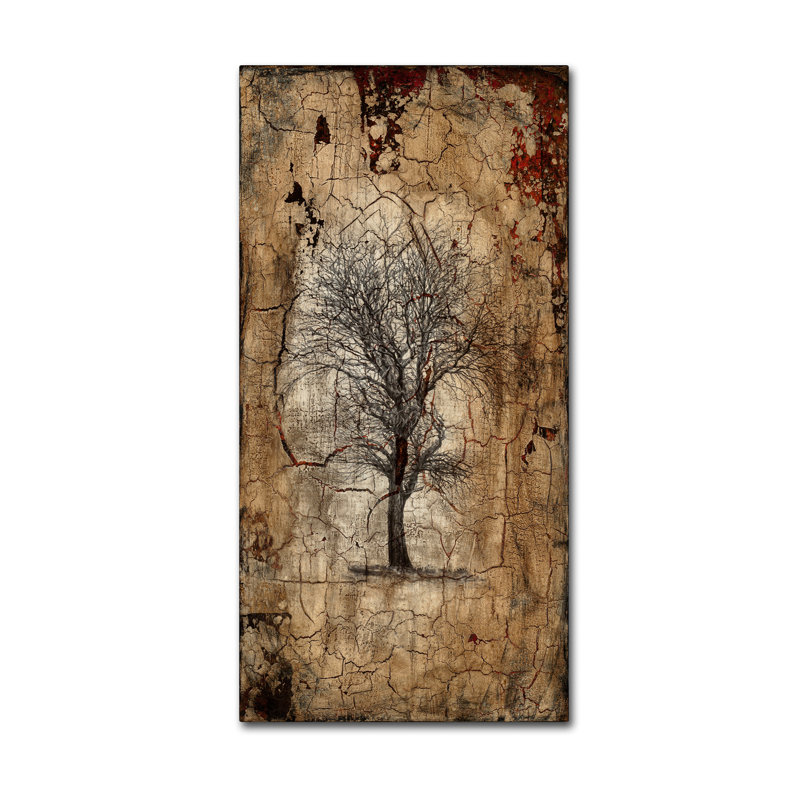 « solitaire tree », reproduction d’impression sur toile tendue, H 47 po x l 24 po x P 2 po