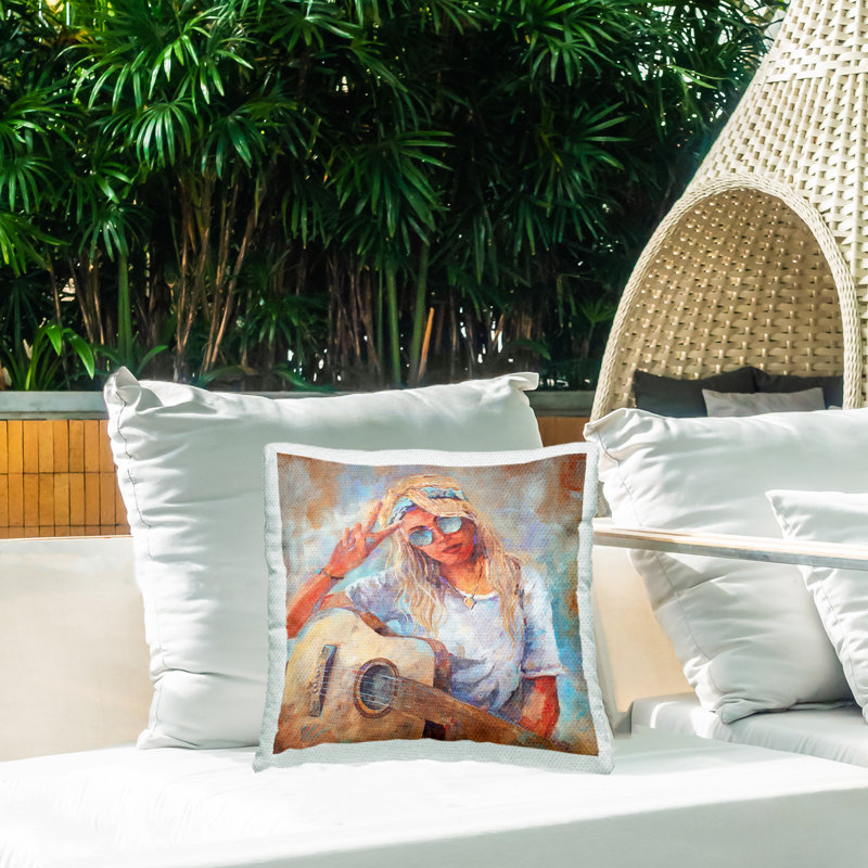 Housse et insert de coussin décoratif en polyester