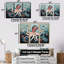 Ridenour - Ensemble de salon art mural poulpe / calmar-108316834-108316840