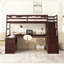 Lit mezzanine avec 7 tiroirs, 2 tablettes et un bureau-564886326-564886329