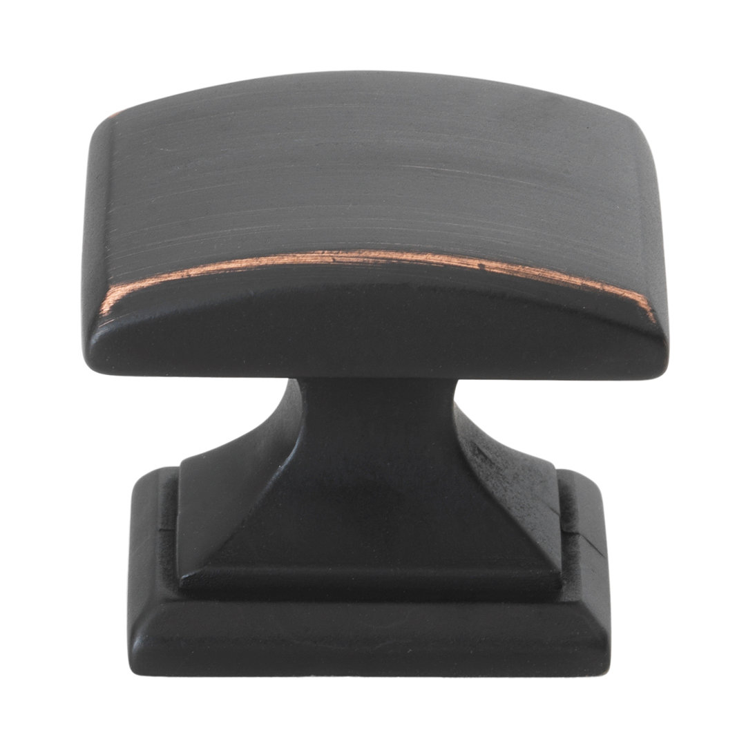 Convex 1 1/4" Length Square Knob Multipack (Set of 10) GlideRite Hardware 