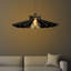 Élégant lustre Big Daisy noir, hauteur réglable: 19,7 pouces | Élégant corps en panneau de fibres à densité moyenne, épaisseur: 0,1 pouce | Douille E27, 40 W maximum | Design scandinave et champêtre, parfait pour les espaces de vie modernes et les salles à manger-841540209-841540207