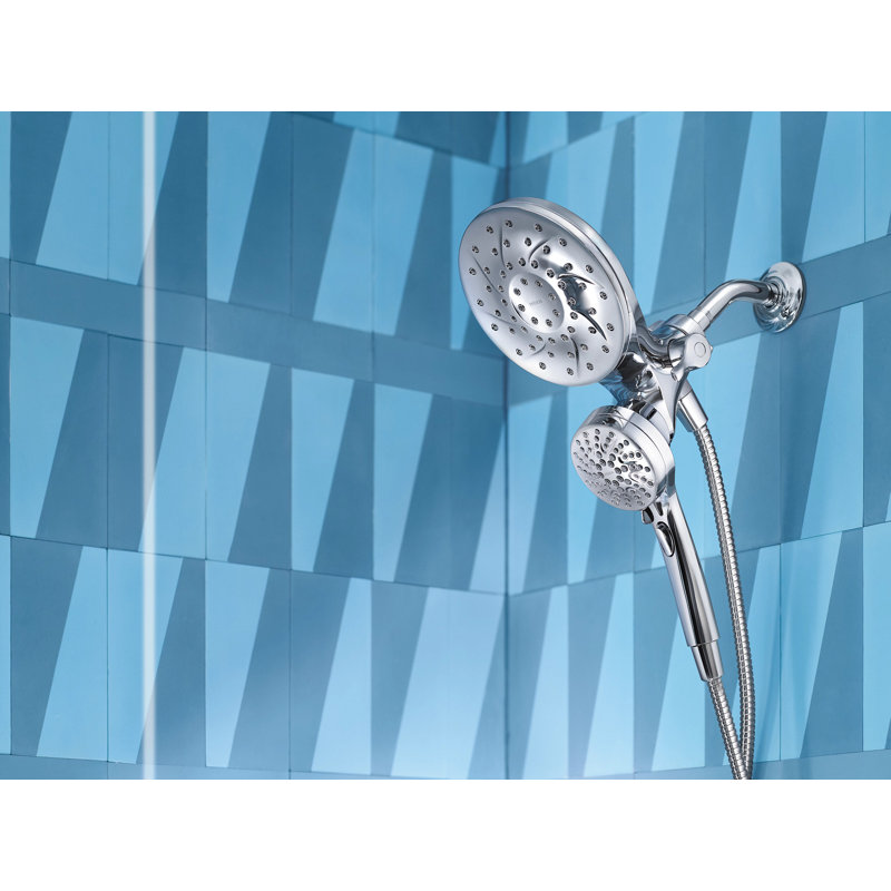 Moen Engage Tub and Shower Faucet with Magnetix Dual Shower Heads, Valve Included, Chrome