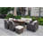 10 - Person Patio Conversation Set with Cushions