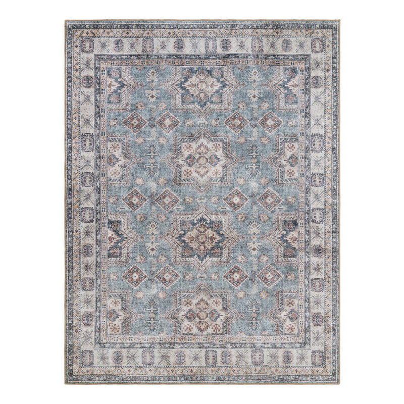 Marquavius Performance Chenille Floral Indoor Rug, Rectangle 7'10" x 10'