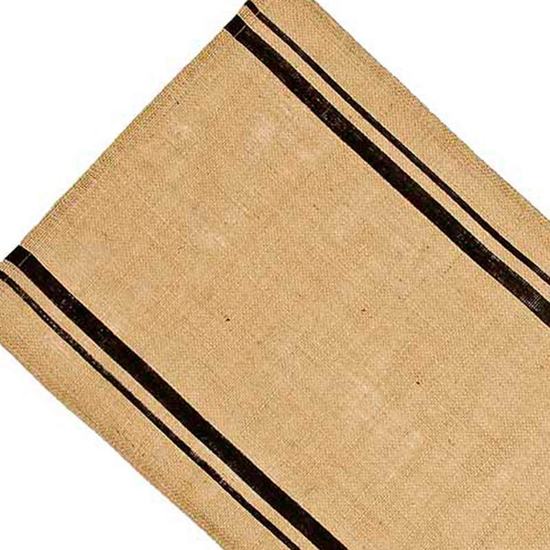 Callas 100% Cotton Table Runner, Black