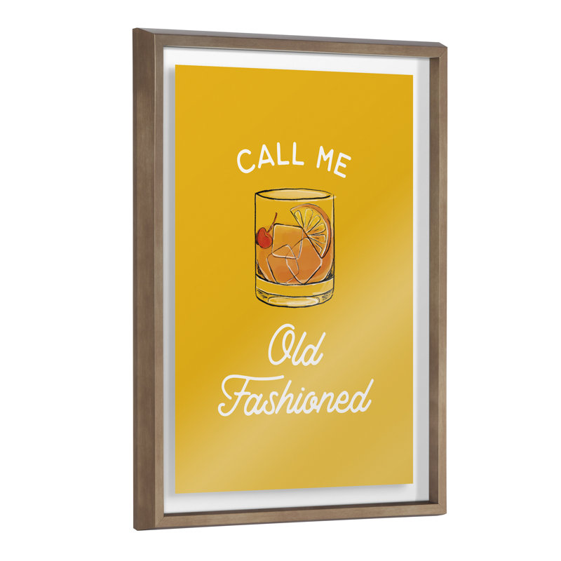 Call Me Old Fashioned, impression jaune