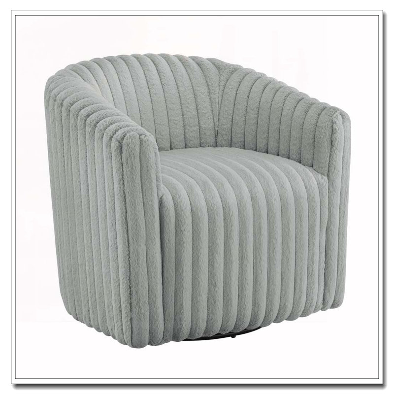 Fauteuil demi-tonneau pivotant Plush