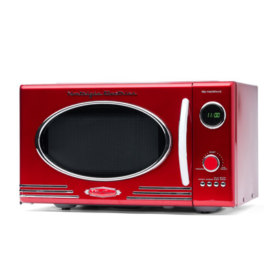 Nostalgie rétro 0,9 pi³ Pi. Four à micro-ondes, 800 watts