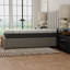 Matelas en mousse viscoélastique gélifiée 12 "avec support de bord et base à grille d'aération 12"-1832138086