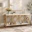 70.87 " W Marble Top Console Table