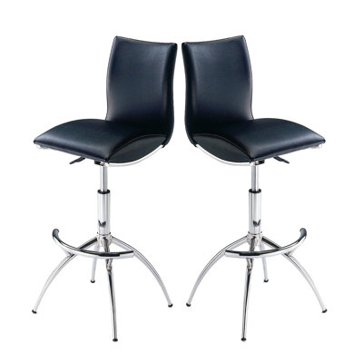 Tabouret de bar moderne texturé à hauteur réglable
