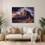 Art mural en métal mauve de Southwestern-853971733