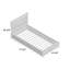 Lit plateforme tapissier simple avec rangement Lathushan
