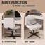 Chaise de bureau à pieds croisés, chaise de bureau ergonomique sans accoudoirs sans roulettes-1826072666