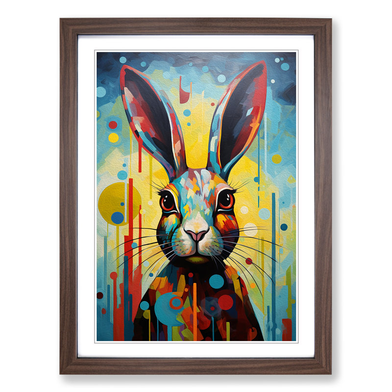 Hare Orphism No.2 - Framed Print