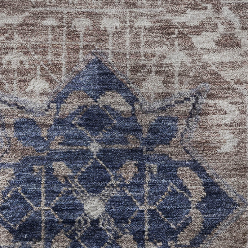 Premium Machine Washable Mayfield AMF1924 Diamond Rug, Rectangle 1'8" x 2'6"