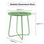 Table d'appoint d'extérieur ronde en métal-50698683