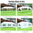 10 X 20 Feet 6 Sidewalls Canopy Tent With Carry Bag