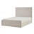 Tall Headboard Upholstered Bed / 52" High Headboard / Elegant Simplicity / No Box Spring Needed / Easy Assembly / Queen / Textured Ivory Canvas-920341012-920341009