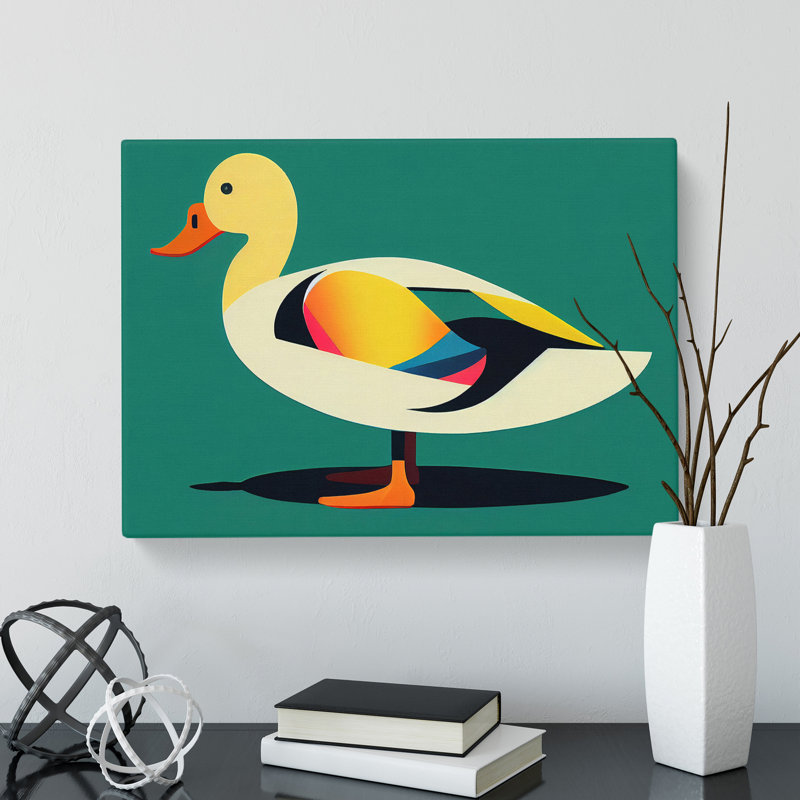Dreamy Duck - Wrapped Canvas, 40cm H x 60cm W x 3cm D