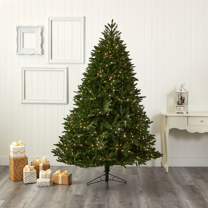 84' H Lighted Artificial Spruce Christmas Tree